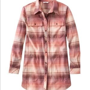 L.L Bean signature shacket tunic